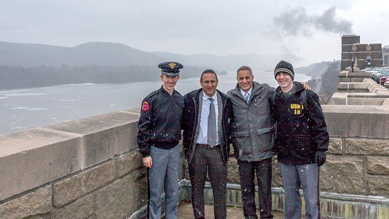 Dr. Eyal Sela and Amir Yarchi at West Point Military Academy
