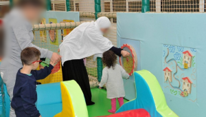 New indoor playground opened for young patients to relax and play
