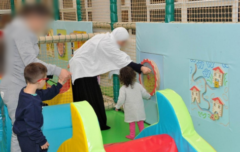 New indoor playground opened for young patients to relax and play