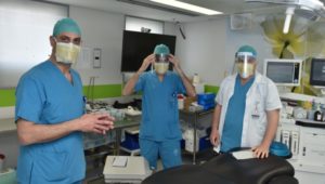 Israeli hospital pilots virus-killing sticker for coronavirus masks