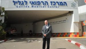 Dr. Masad Barhoum, CEO of Galilee Medical Center offers medical help to Lebanon